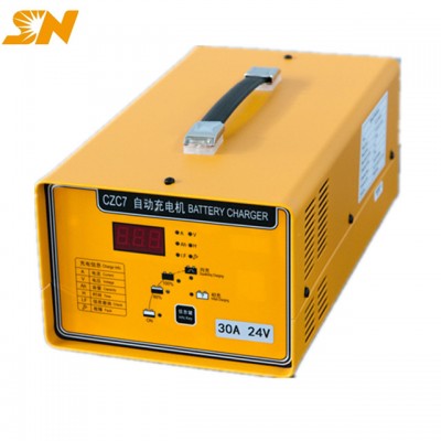 Shineng 24v 50a 10a li-lion lifepo4 battery charger